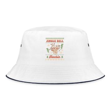 Pull de Noël moche - Bob - blanc/marine - Devant