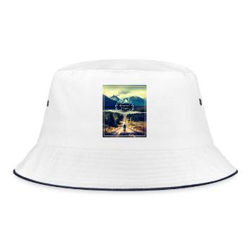 Gravel Time - Gravel Time Adventures - Bucket Hat - white/navy - Front