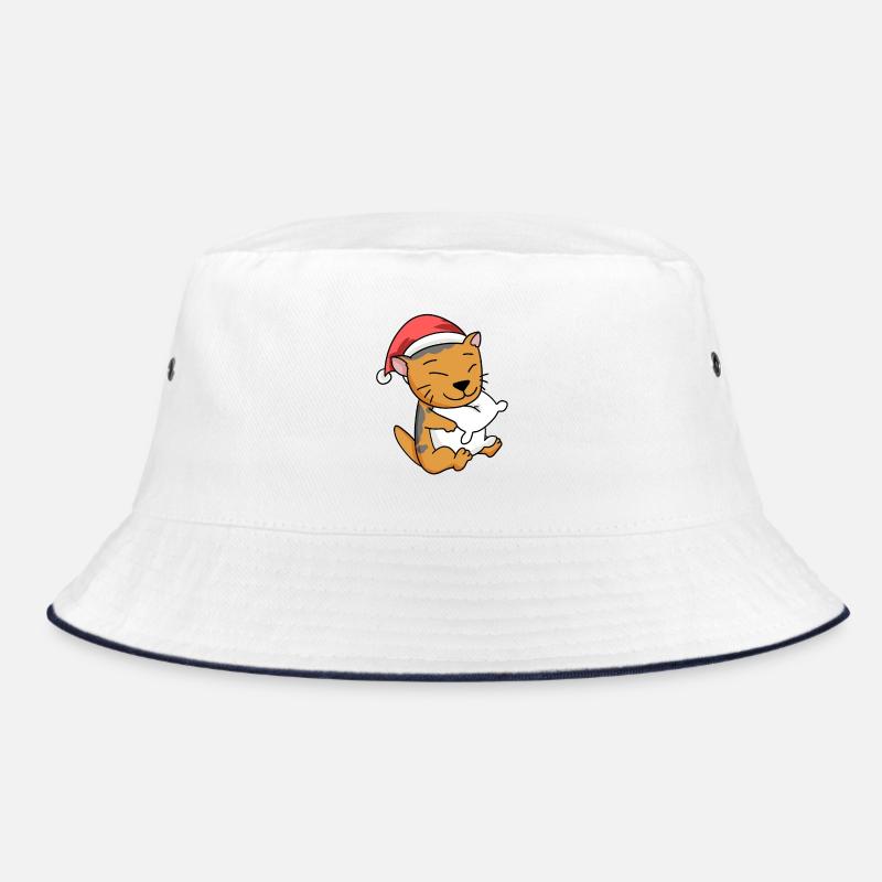 Cat Cute Scottish Fold-Eared Cat Tired Bucket Hat