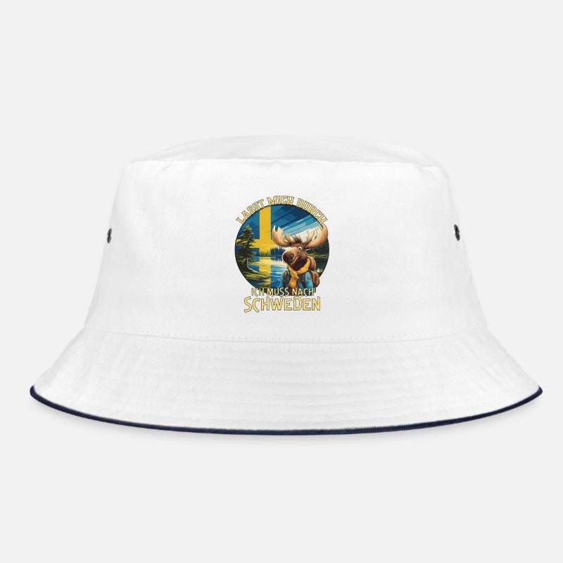 Schweden - lasst mich durch - Elch Bucket Hat