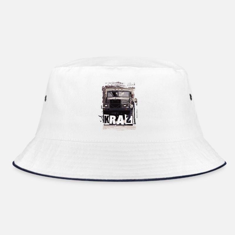 KRAZ - Bucket Hat - Weiß/Navy