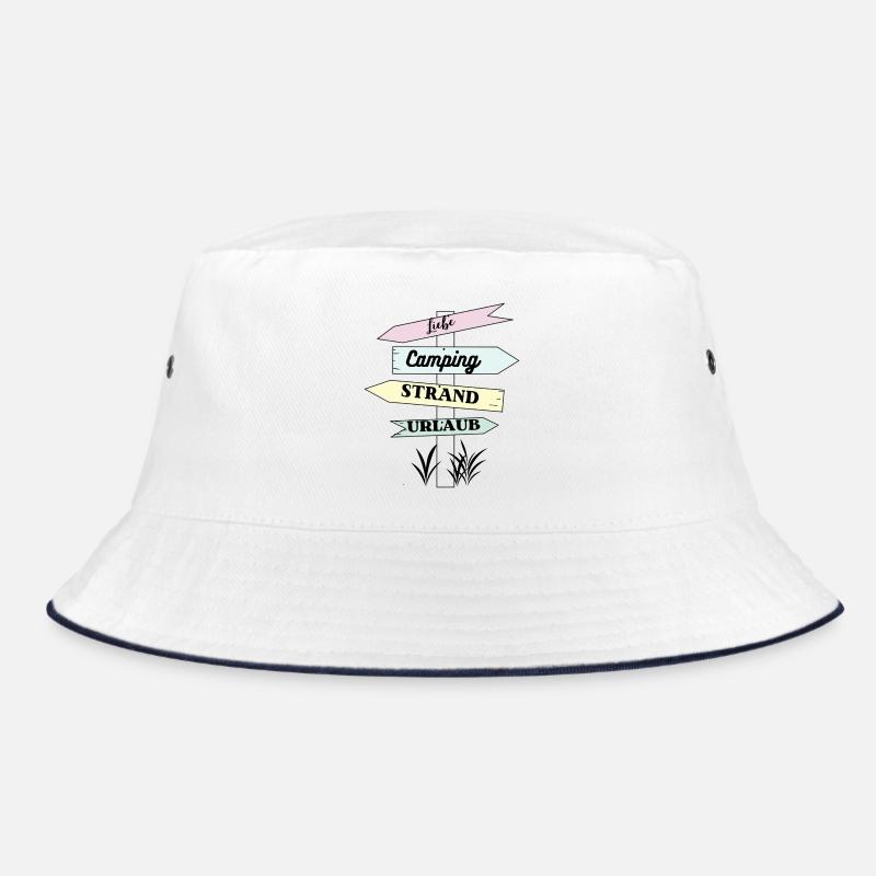 Camping Strand Urlaub Liebe Bucket Hat