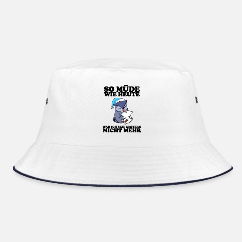 Ausschlafen Müde Spruch lustig Schlafen - Eule Bucket Hat