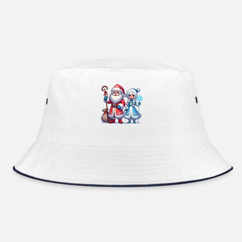 Ded Moroz Snegurotschka russischer Weihnachtsmann Bucket Hat