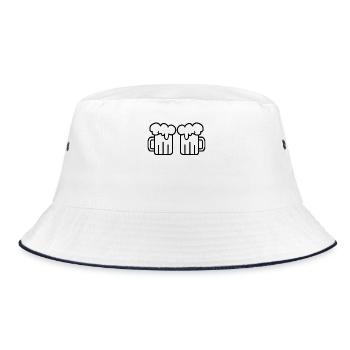 Beer - Bucket Hat - white/navy - Front