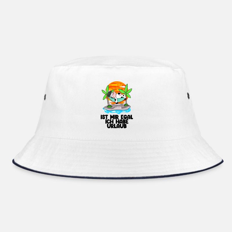 Urlaub Ferien Frei Kuh Bucket Hat