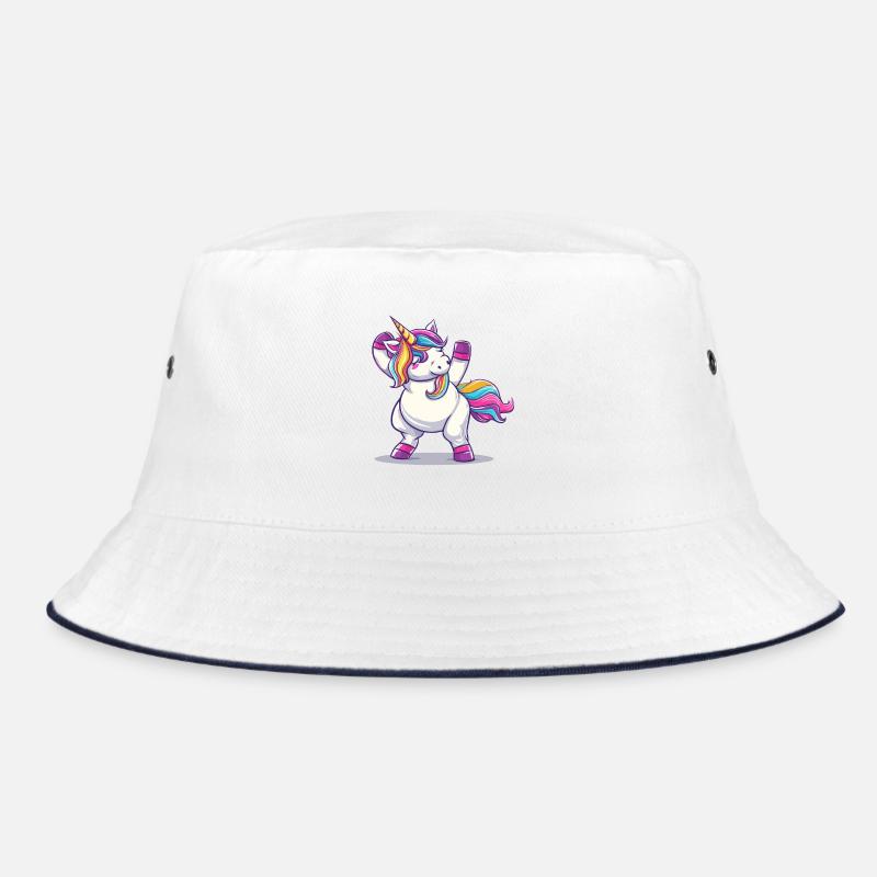 Regenbogenzauber Einhorn Pose Bucket Hat