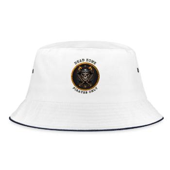 Dead Zone v1 - Bucket Hat - Weiß/Navy - Vorne