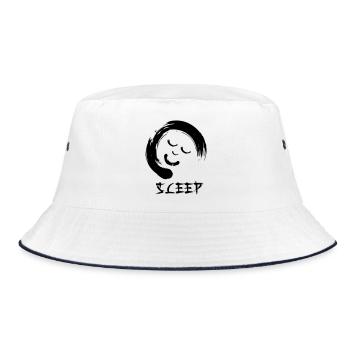 Enzo zen smiley Ensie Sleep - Bob - blanc/marine - Devant