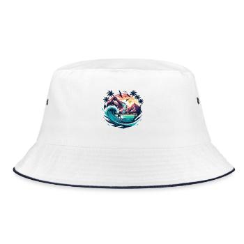 Sunset Surf Aventure Wing Foil Nature Lover - Bob - blanc/marine - Devant