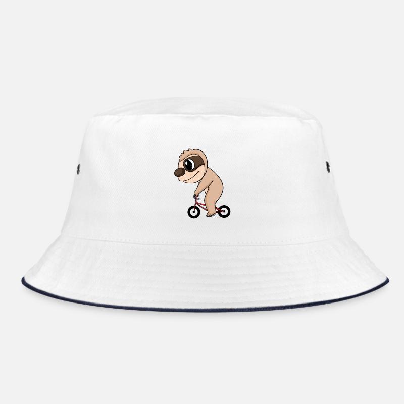 Sloth Bicycle Bucket Hat