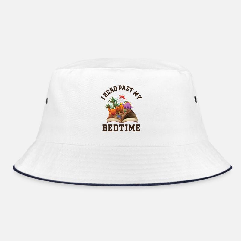 I read after bedtime read dinosaurs Bucket Hat
