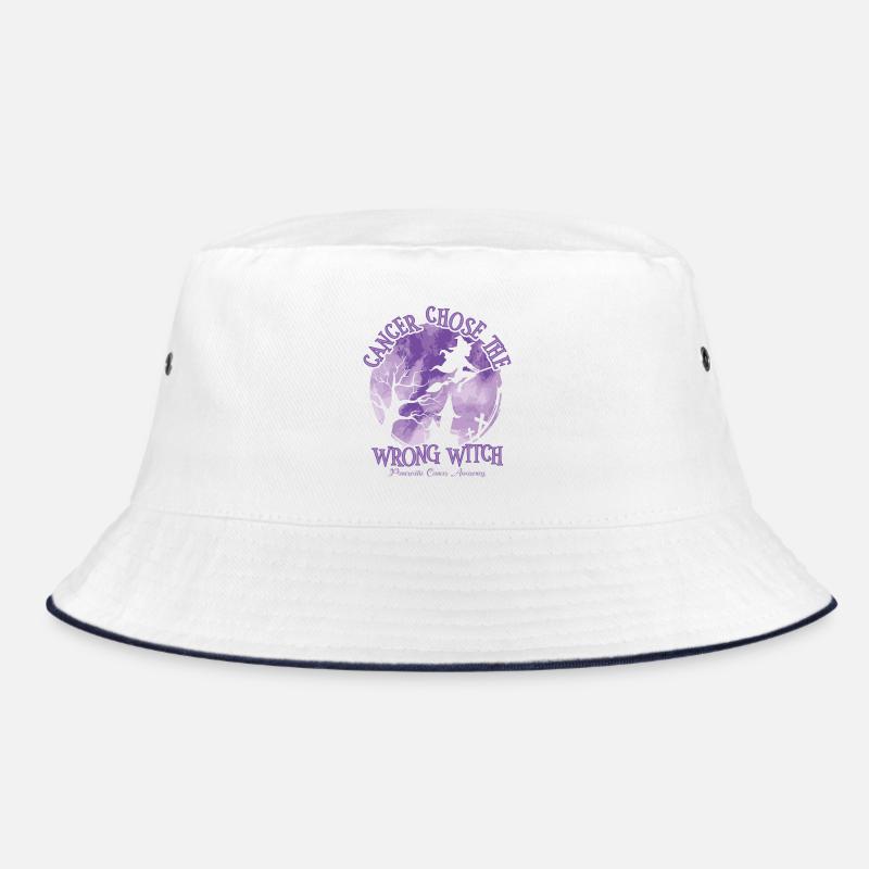 bauchspeiKrebs Hexe Lila Pankreas Bucket Hat