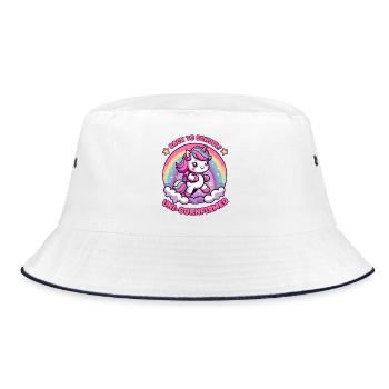 Back to School? Uni-cornfirmed! - Bucket Hat - white/navy - Front