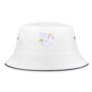 Piscine Girl Licorne Floatie Piscine - Bob - blanc/marine - Devant