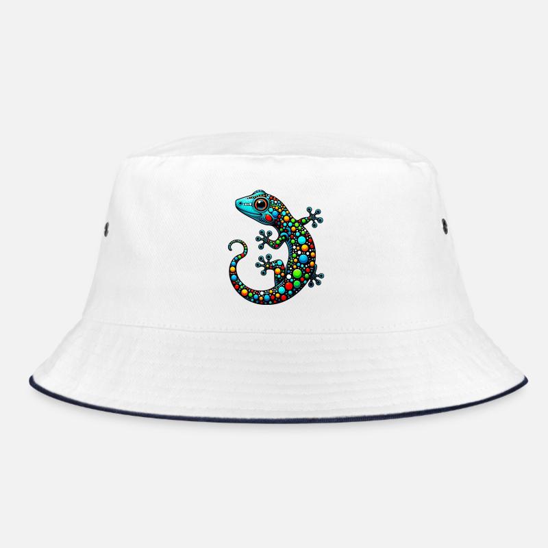 Gecko - Bob - blanc/marine
