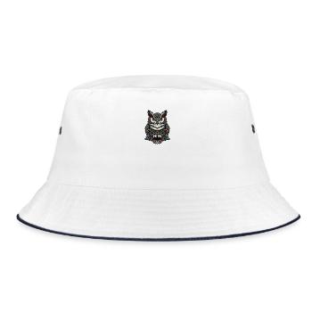 Bird breeder Ornithologist Bird watcher - Bucket Hat - white/navy - Front