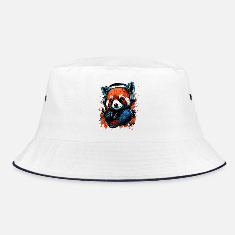 Panda roux mélomane mignon Bob
