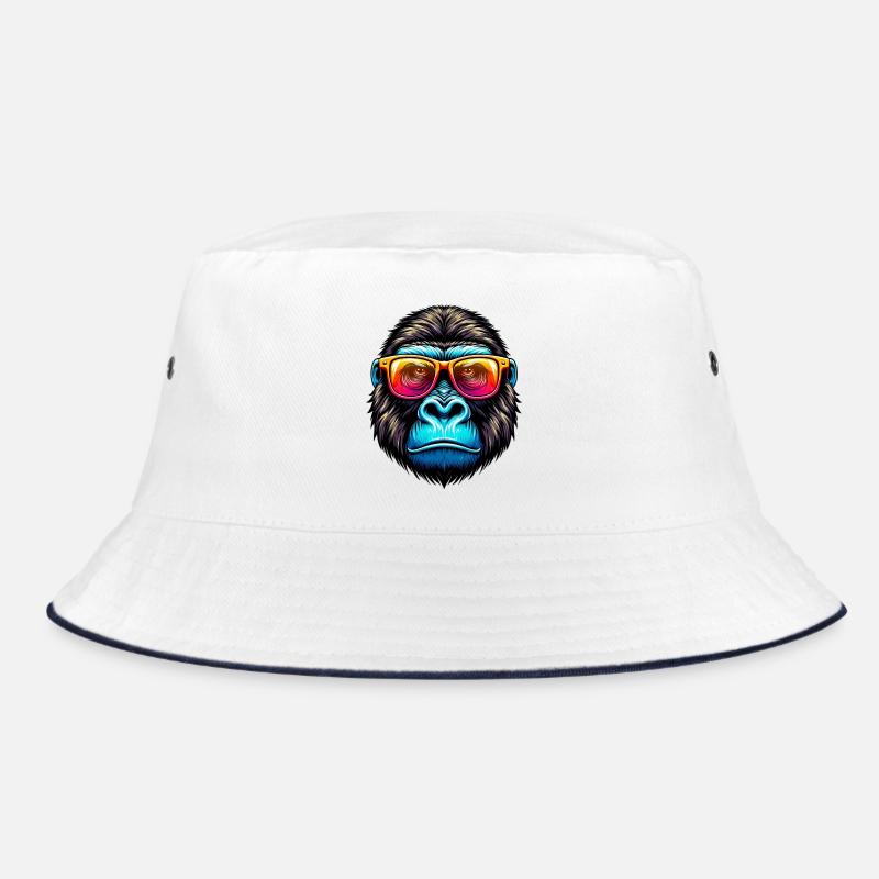 Gorillas mit Sonnenbrille Bucket Hat