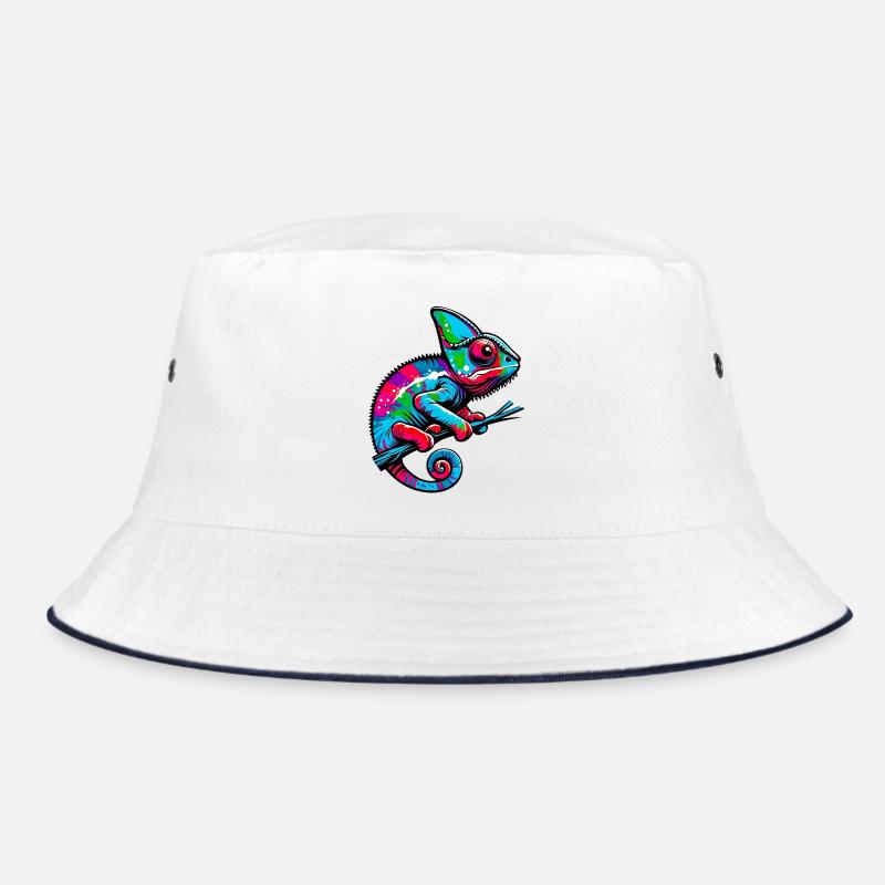 Caméléon - Bob - blanc/marine