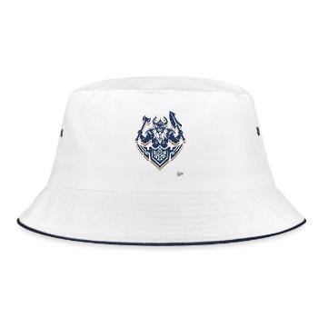 The Norse Wargods - Bucket Hat - white/navy - Front