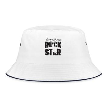 Je ne suis pas une princesse, je suis une rock star - Bob - blanc/marine - Devant