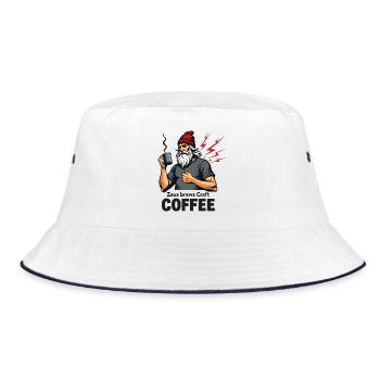 Zeus prépare également du café artisanal ! - Bob - blanc/marine - Devant