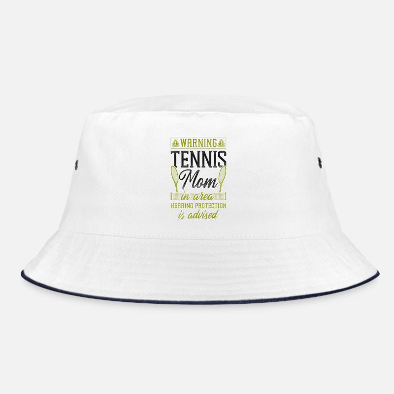 Funny Tennis Player Racket Mom Bucket Hat