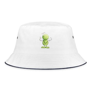 Frog Angel Innocence - Bucket Hat - white/navy - Front
