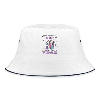 Pharmacy | Pharmacy Magic - Bucket Hat - white/navy - Front