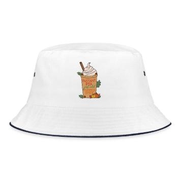 Instant PTA Pumpkin Spice | Pharmacy - Bucket Hat - white/navy - Front