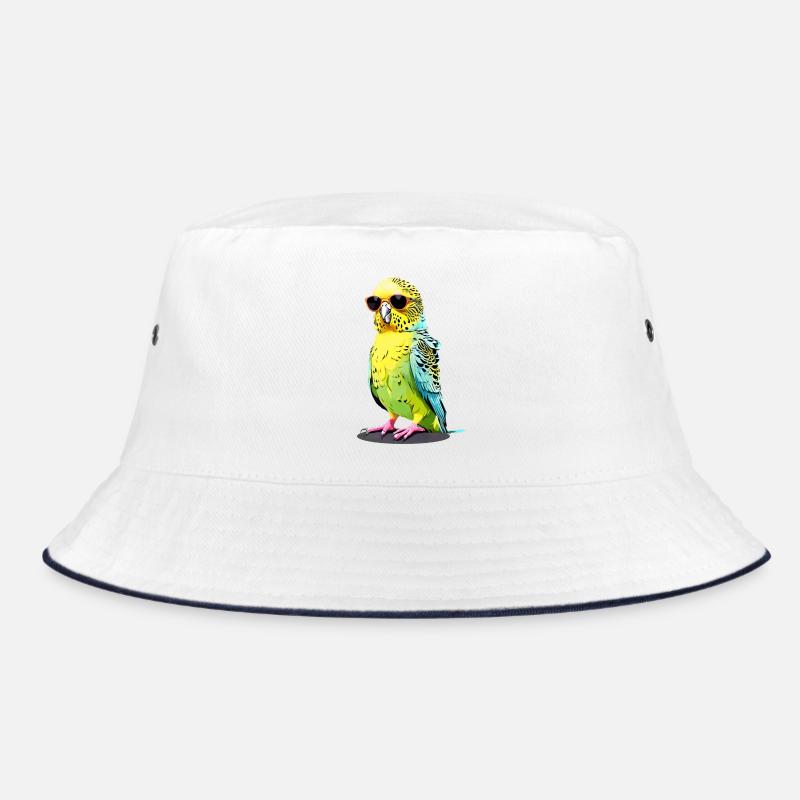 Perruche fraîche avec lunettes de soleil Bob