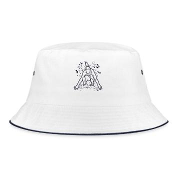 Long Jumpers Long Jump Kids Long Jump - Bucket Hat - white/navy - Front