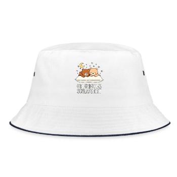 Official Sleep Shirt Bear Bear Pair - Bucket Hat - white/navy - Front