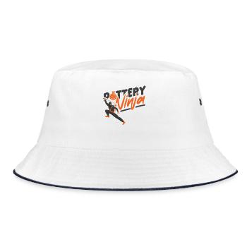 Pottery Ceramics Artist Ninja - Bucket Hat - Weiß/Navy - Vorne