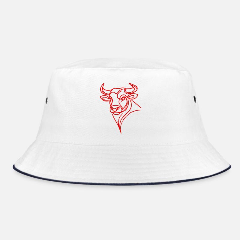 Taurus red Bucket Hat