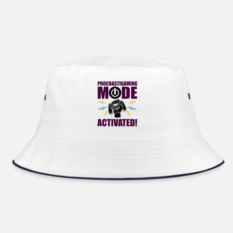 Gamer Procrastigame Mode Activated Gaming Bucket Hat