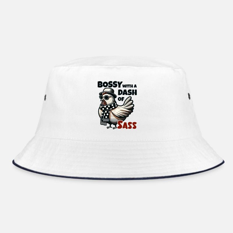 Bossy mit einer Prise Charme – Coole Henne Bucket Hat