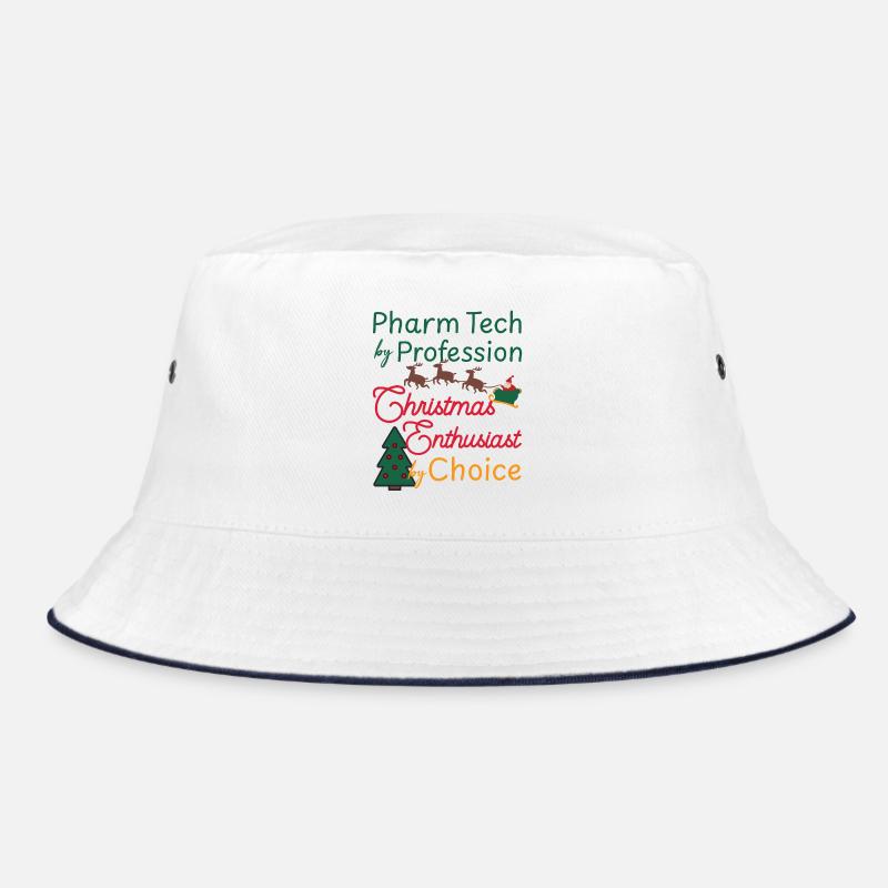 Pharmacy technician Christmas Xmas Elf Bucket Hat