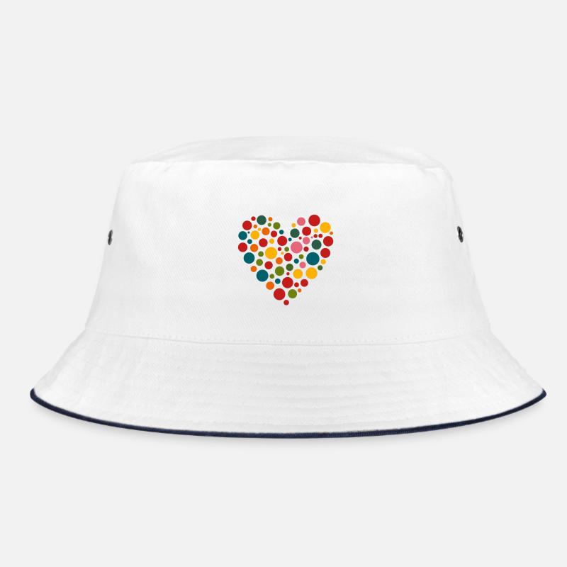 Coeur coloré points patch enfants Spotty Bob