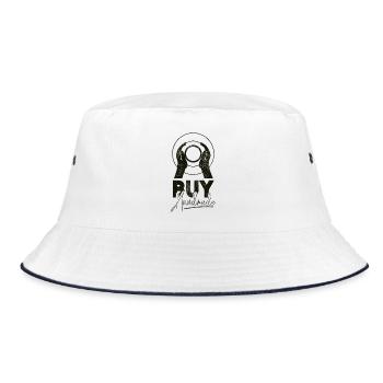 Pottery Ceramics Artist Buy - Bucket Hat - Weiß/Navy - Vorne
