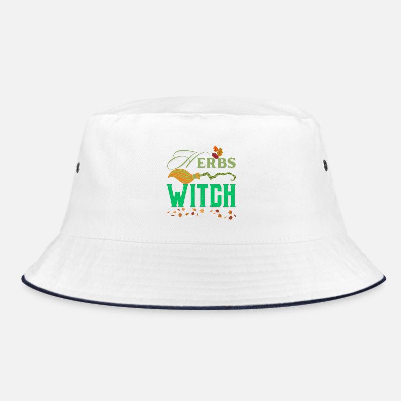 Herbs Witch Wild Witchy & Herbal Design Bucket Hat