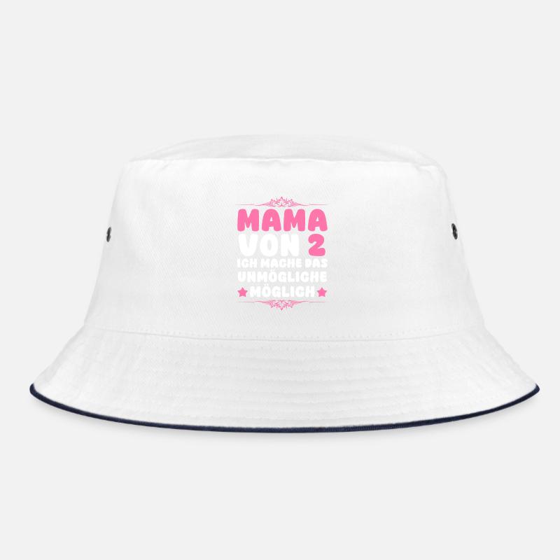 Mama Von 2 Kindern Bucket Hat