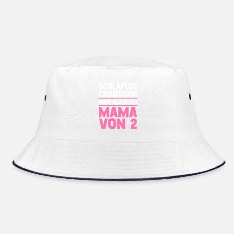 Mama Von 2 Kindern Bucket Hat