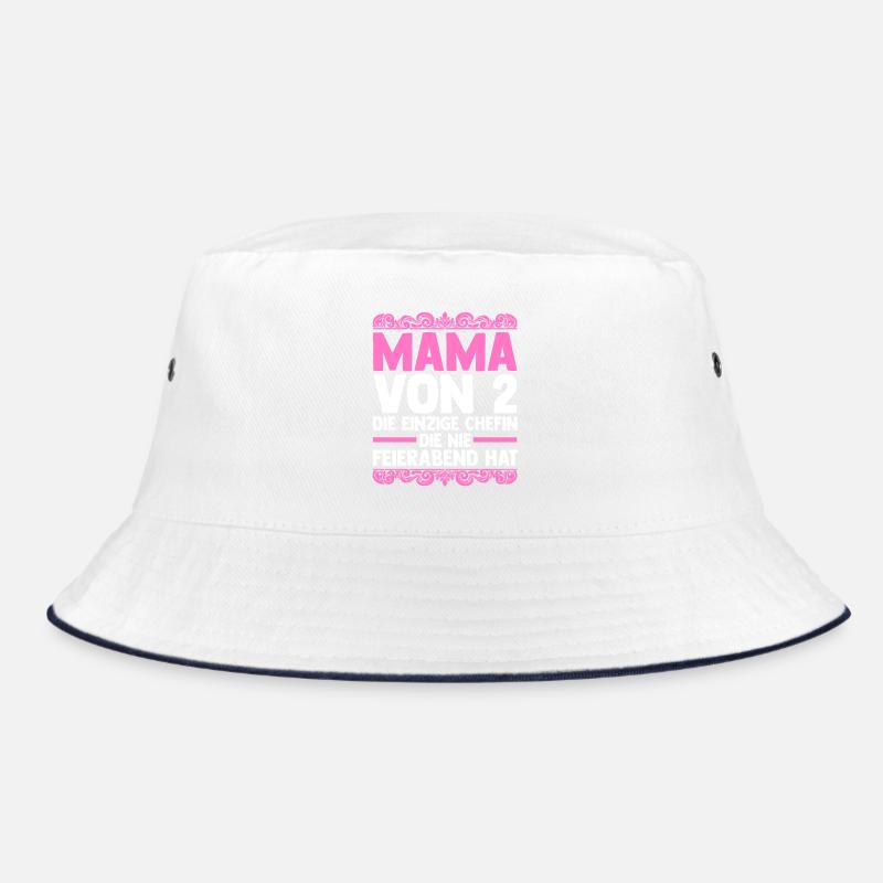 Mama Von 2 Kindern Bucket Hat