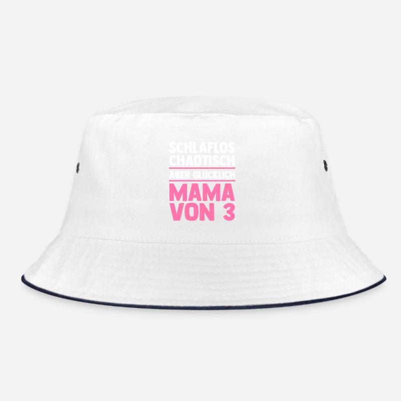 Mama Von 3 Kindern Bucket Hat