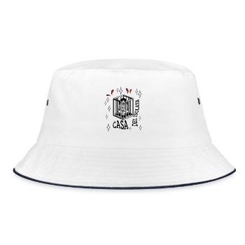 Crazy Clown - Bucket Hat - white/navy - Front