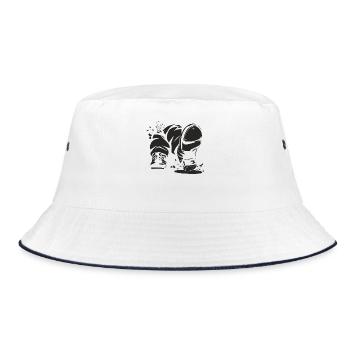 Tap Dancers Tap Dancing Kids Tap Dance - Bucket Hat - white/navy - Front