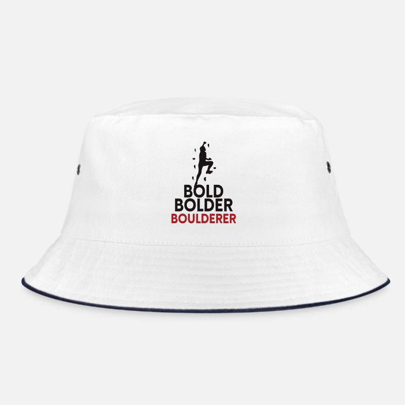 Bold Bolder Boulderer Bouldern Bucket Hat