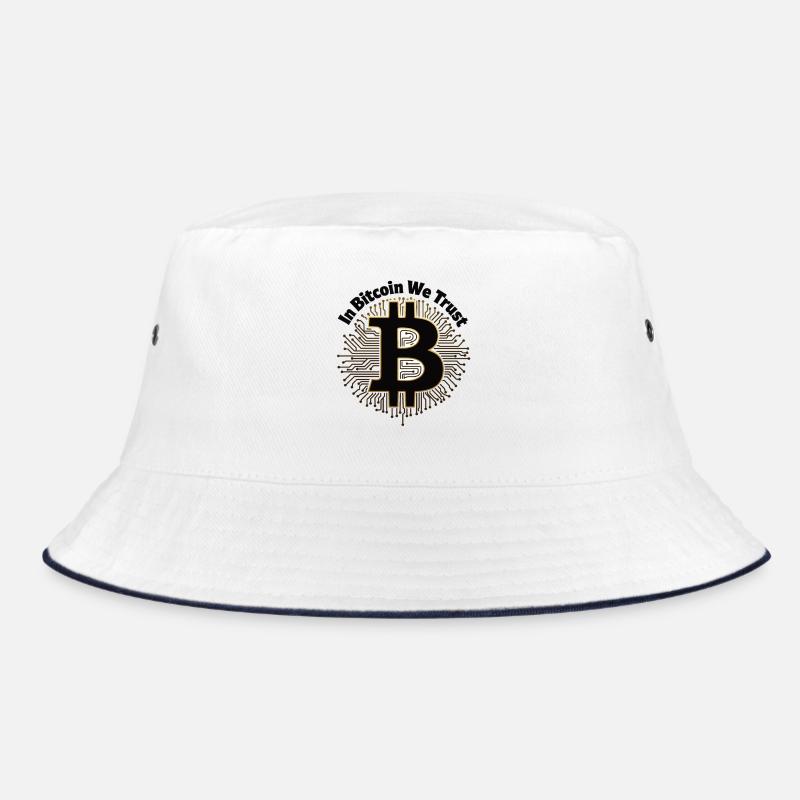 In Bitcoin We Trust Kryptowährung Btc Bitcoin Bucket Hat